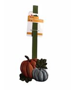 Gather And Be Greateful Thanksgiving Metal Themed Hook 13In Wreath Hanger - $21.92 CAD