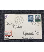 Ancienne enveloppe de collection 1941 avec timbres de l&#39;Allemagne nazie ... - $13.77 CAD