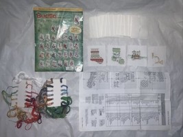 Bucilla 18 Tiny Stocking Ornaments Counted Cross Stitch Kit #84293 Xmas ... - $16.82