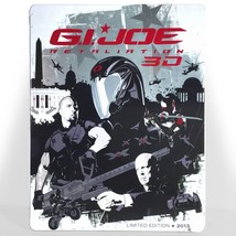 G.I. Joe: Retaliation (3-Disc 3D &amp; 2D Blu-ray/DVD, 2013, Widescreen, STEELBOOK) - £21.95 GBP