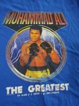Muhammad Ali  Blue short sleeve The Greatest Graphic Print tshirt Sz 4 XL - £13.35 GBP