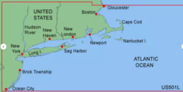 Garmin BlueChart Data Card - MUS501L Cape Cod, New Jersey GPSMAP NJ Char... - $60.76