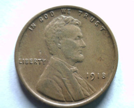 1918 LINCOLN CENT PENNY EXTRA FINE /ABOUT UNCIRCULATED XF/AU EF/AU NICE ... - $7.00