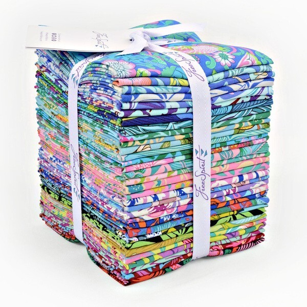 Fat Quarter Bundle - KF X Morris &amp; Co FreeSpirit 32 Count Cotton Precuts... - $129.97