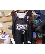 Champion &quot;Sixers-Alan Iverson #3&quot; Jersey&quot;  Youth L14-16 Reverse White/Bl... - $1,392.80 MXN
