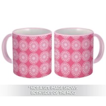 Mandala : Gift Mug Abstract Modern Decor Pink Esoteric Pattern - £12.70 GBP