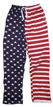 USA Flag Lounge Pants America Pajama Pant Patriot Pride 4th July Sleepwear - £18.31 GBP