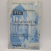 Johann Sebastian Bach Cantata # 161 Vocal Score German &amp; English  - £15.99 GBP