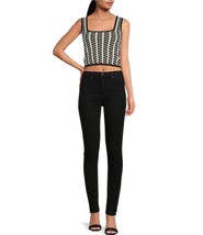 Hudson Jeans Barbara High Waisted Clean Hem Skinny Jeans SZ 27 ($195) Black - £63.37 GBP