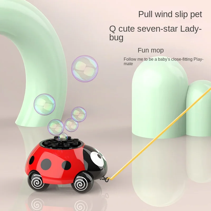 Game Fun Play Toys Bubble Ahine Electric Automatic Soap ladybug Bubbles Ahine Ga - £41.56 GBP