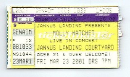 Molly Hatchet Concierto Ticket Stub St. Petersburg Florida Marzo 23 2001 - $39.59