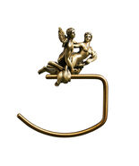 Romantic style antique Bathroom Towel rack Wall Mounted towel ring - $135.99