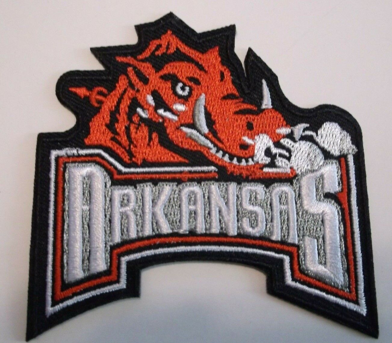 Primary image for Arkansas Razorbacks Embroidered PATCH~3 1/8" x 3 1/8"~Iron Sew On~FREE Shipping