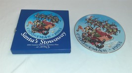 Santa&#39;s Stowaway 1993 Christmas Plate Emmett Kelly Jr. [w/ Box] - $9.00