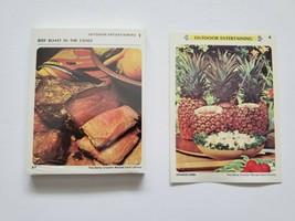 Vintage 1971 Betty Crocker Recipe Card Library Section R Outdoor Entertaining - £8.00 GBP