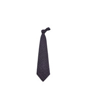 Issey Miyake Patterned Necktie In Silk Cotton Men Purple One Size - $86.45