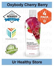 Oxybody Cherry Berry – 32 Fl Oz (4 Pack) Youngevity **Loyalty Rewards** - £100.99 GBP