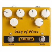 TONE CITY King of Blues Guitar Overdrive Effect Pedal True Bypass ✅New - £58.81 GBP