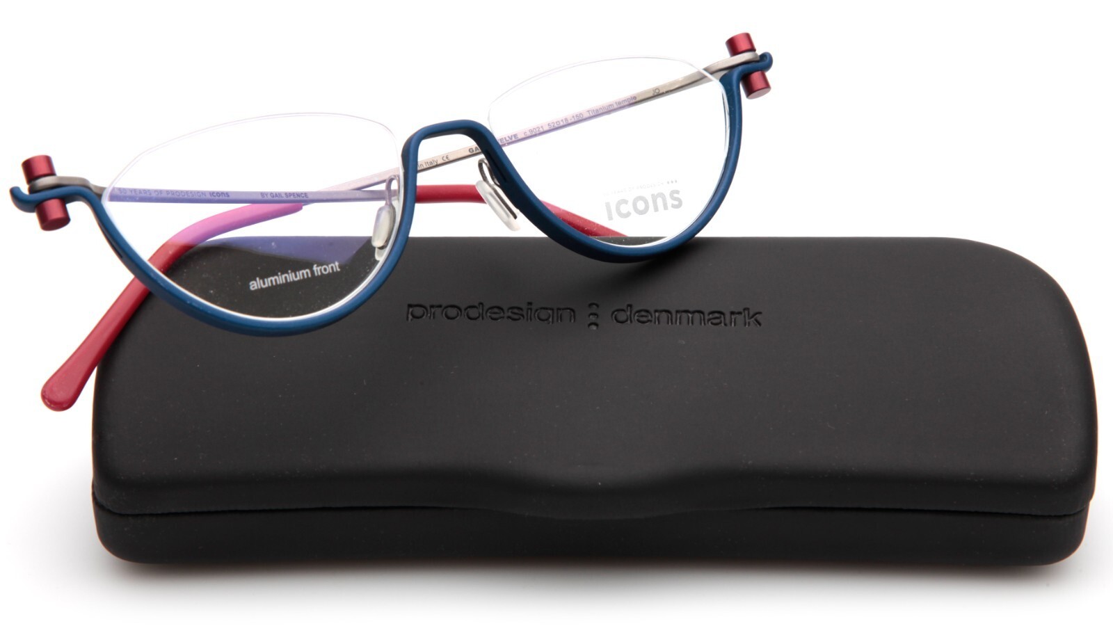 New Gail Spence ICONS Gail Twelve c.9021 Navy  Eyeglasses 52-18-150mm B3... - $553.69