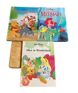 Lot of 3 Walt Disney Oversize Hardcover Books Twin Books Gallery Mouseworks - £13.97 GBP