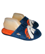 Denver Broncos Slides Slippers Blue Orange Soft Sole Men Medium Size 9 1... - £14.66 GBP