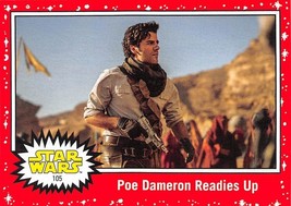 2019 Topps Star Wars Journey To The Rise Of Skywalker RED #105 Poe Dameron - £0.66 GBP