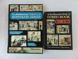 Lot Of 2 Smithsonian Collection Of Newspaper Comics &amp; COMIC-BOOK Comics [Hardcov - £122.94 GBP