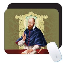 Saint Francis de Sales : Gift Mousepad Catholic Saints Religious Saint Holy God - £10.47 GBP
