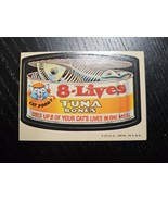 Topps Wacky Packages 2nd Series 1973 8-LIVES Tuna Bones Cat Food Parody ... - $27.12 CAD