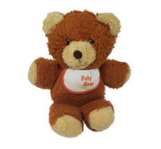 Vintage 1984 Fisher Price Baby Brown Teddy Bear Stuffed Animal Plush Toy # 970 - £36.52 GBP