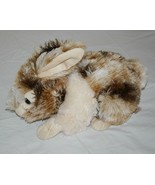 Dan Dee Easter Bunny Rabbit 13&quot; Beige Brown Multicolor Plush Realistic S... - €16,10 EUR