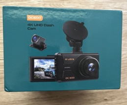Dash Cam Front &amp; Rear 4K/2K Full HD Dash Camera for Cars Built-in WiFi GPS NEW - £68.98 GBP