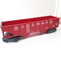 Vintage Marx trains Virginian Hopper 28236 red O Scale 8-wheels plastic ... - £97.47 GBP