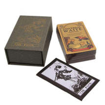 Gold Foil Tarot Deck | Premium Luxury Holographic Divination Cards | Bes... - £23.06 GBP+