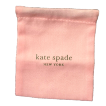 Kate Spade Pink Drawstring 4x3 Jewelry Bag Pouch - £3.04 GBP