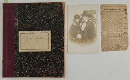 1908 antique DIARY allentown pa GRAHAM FAMILY egolf beitler hunsicker he... - £136.69 GBP