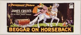 1925 Print Ad Silent Movie &quot;Beggar on Horseback&quot; Director James Cruze Paramount - £14.85 GBP