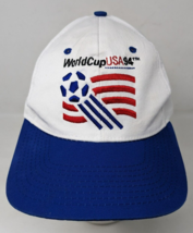 Vintage World Cup USA 94 Soccer Football 1994 Snapback Baseball Cap Hat VTG - £23.25 GBP