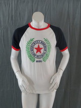 Vintage Tourist Shirt - Lok Ma Chow Red China Border 3/4 Sleeve - Men&#39;s Large - £51.95 GBP