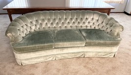 Vintage Mid Century Retro Tufted Sofa Couch Made By Broyhill - £275.43 GBP
