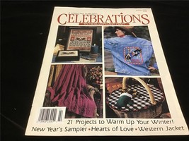 Celebrations To Cross Stitch and Crafts Magazine Winter 1994 Western Jacket - $12.00