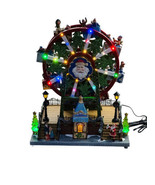 Carole Towne| LED Light Up Musical Rotating Santa-Ferris Wheel Lighted. ... - $326.58