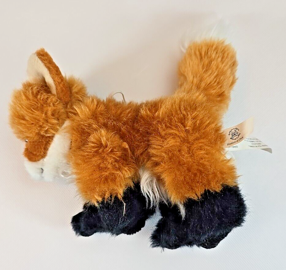 Build A Bear Lil' Furry Friends Mini Red Fox Plush Rare 5.5 Inches STL Zoo HTF Item image 7