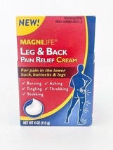 MagniLife Leg Back Pain Relief Cream 4oz - £10.78 GBP