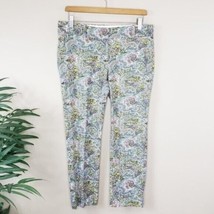 Ann Taylor | Pastel Paisley Carnegie Crop Pants, size 6 - £14.70 GBP