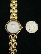 Simon Chang Lady&#39;s Woman Wrist Watch Gold German France Quartz - $129.95