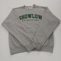 Port & Company SHOWLOW SPIRITLINE Men's Gray Essential Fleece Sweatshirt Size S image 12