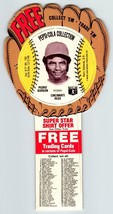Pepsi-Cola Baseball Trading Card 1977 Pedro Borbon Cincinnati Reds MLB Trade - £8.83 GBP
