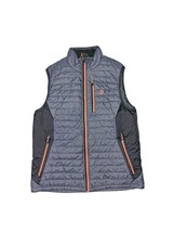 Ternua THERM 40d Microshell Vest Charcoal Grey/Orange Men&#39;s Sz Large - $58.80