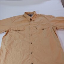 Columbia Sportswear AM7617 Men's Long Sleeve Button Up Yellow Shirt Size XL image 9